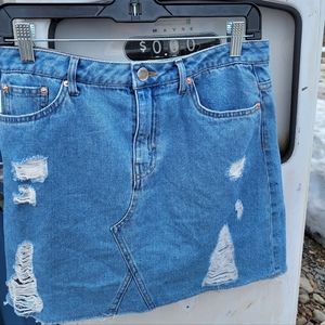 H and M size 6 denim skirt